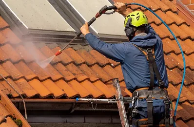 Démoussage et hydrofuge de toiture à Biganos